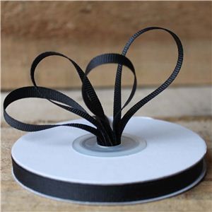 Basics 2 Go Grosgrain Ribbon - 6mm Black